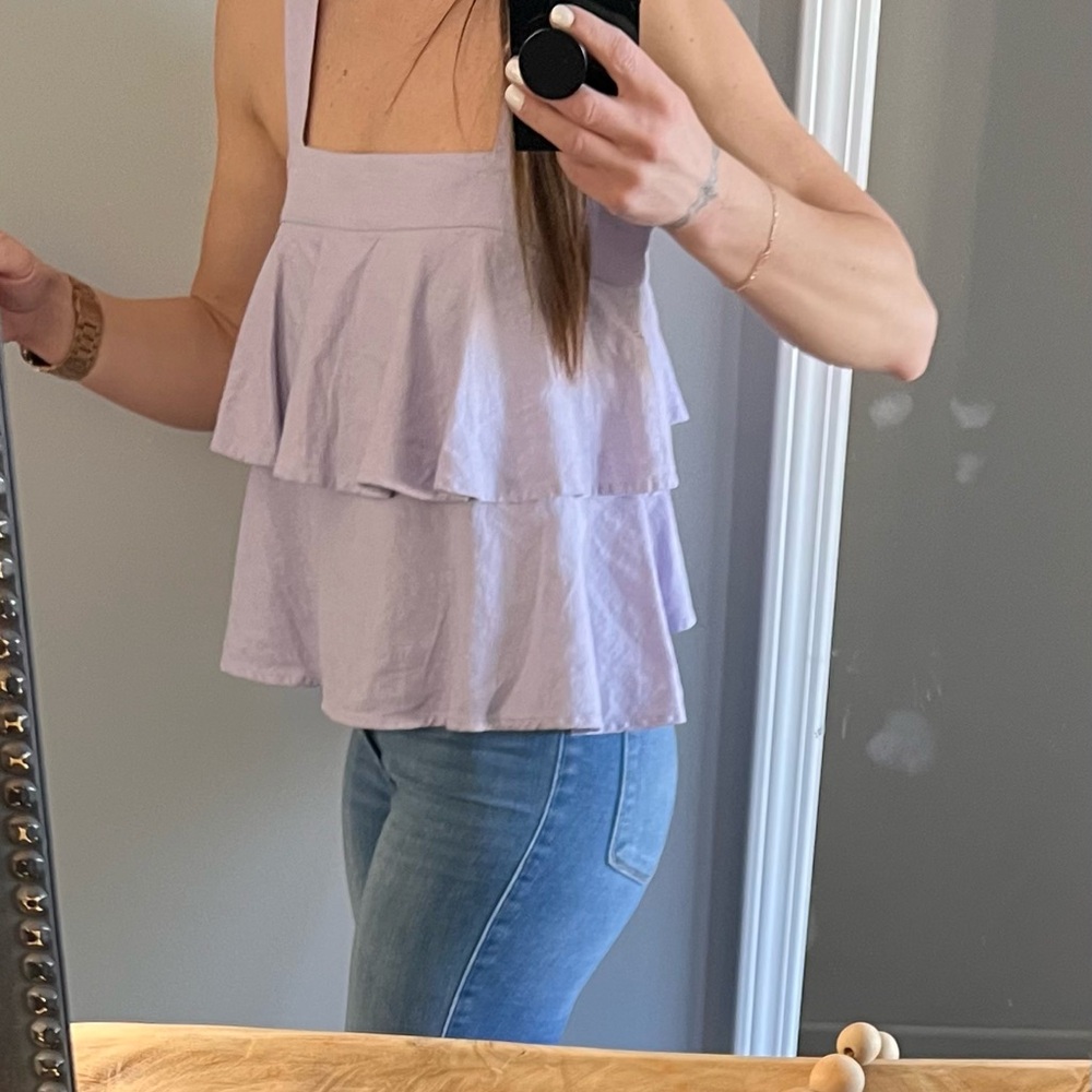 Lavender Tiered Women’s Top